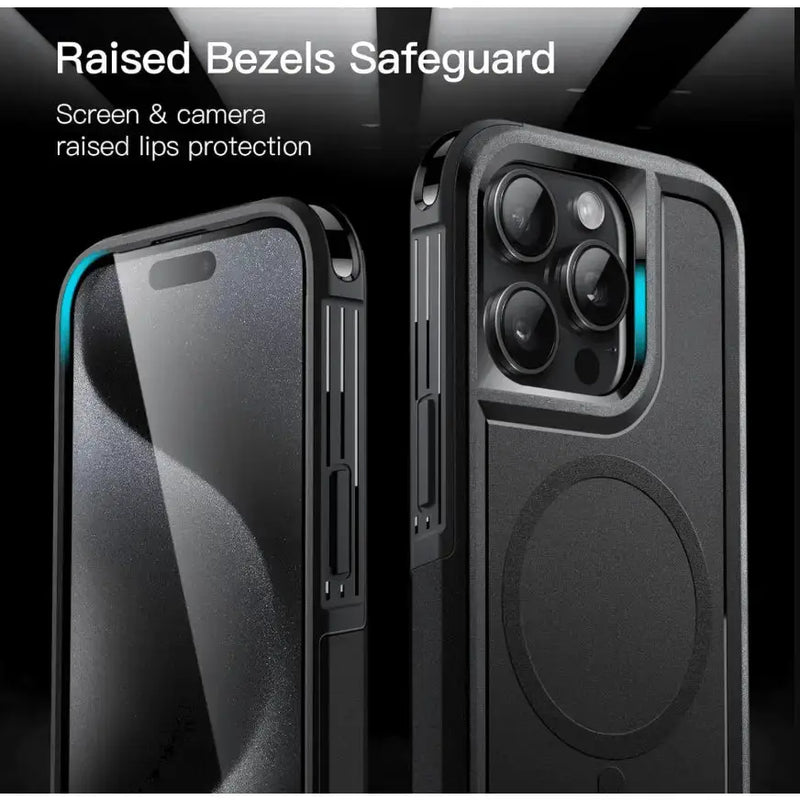 techplus iPhone 16 Pro Max MagSafe Case – Rugged Shockproof Heavy Duty Cover TechPlus iPhone 16 Pro Max MagSafe Rugged Case