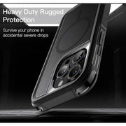 techplus iPhone 16 Pro Max MagSafe Case – Rugged Shockproof Heavy Duty Cover TechPlus iPhone 16 Pro Max MagSafe Rugged Case