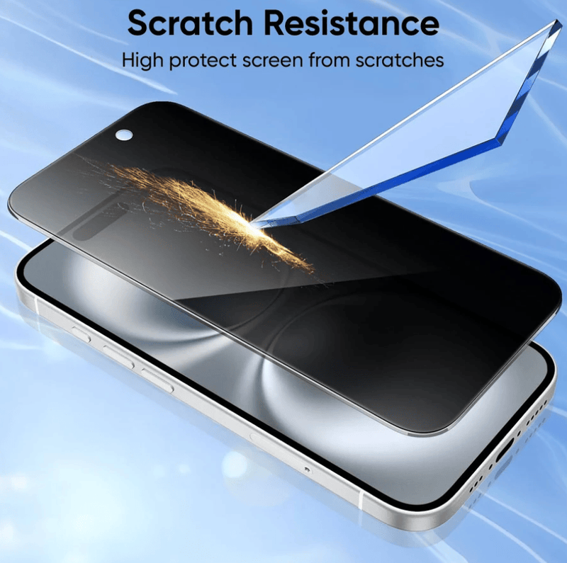 techplus iPhone 16 Pro Max Privacy Tempered Glass Screen Protector 9H Anti Spy TechPlus iPhone 16 Pro Max Privacy Screen Protector 9H