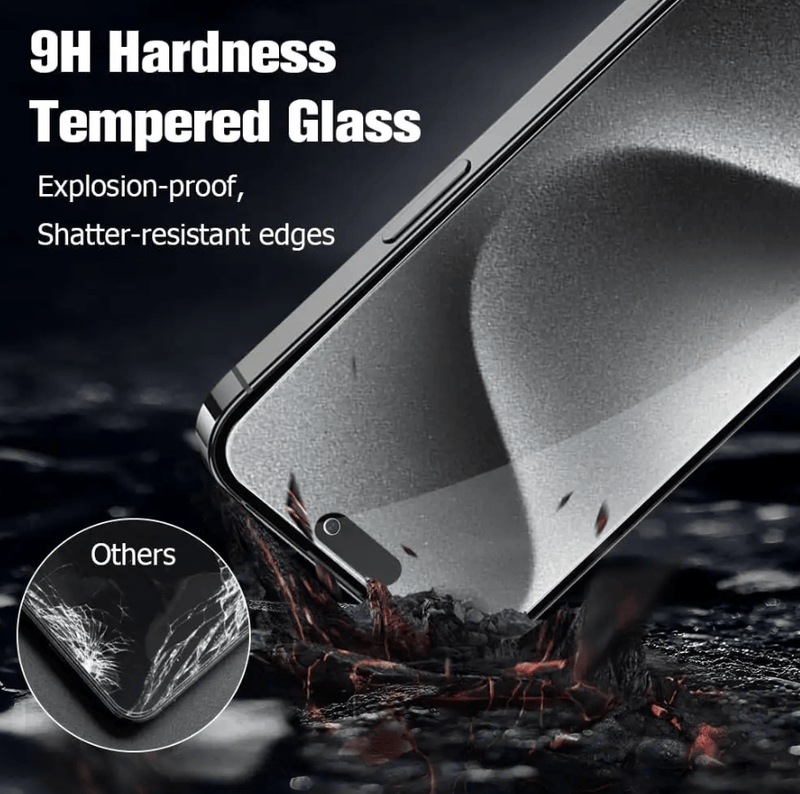 techplus iPhone 16 Pro Max Privacy Tempered Glass Screen Protector 9H Anti Spy TechPlus iPhone 16 Pro Max Privacy Screen Protector 9H