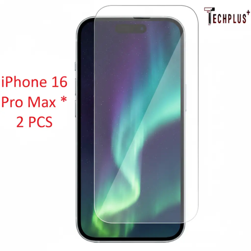 iPhone 16 Pro Max Glass Screen Protector (2 pack) by techplus