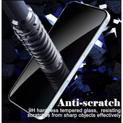 techplus Screen protector iPhone 16 Pro Privacy Tempered Glass Screen Protector (2 Pack) – 9H HD Anti-Spy, 2.5D Rounded Edge, Impact & Scratch Resistant IPhone 16 Pro Privacy Tempered Glass Screen Protector