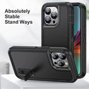 techplus Mobile Phone Case IPhone 16 pro Triple Layer Armor Hard Case with Kickstand IPhone 16 pro Triple Layer Armor Hard Case with Kickstand...