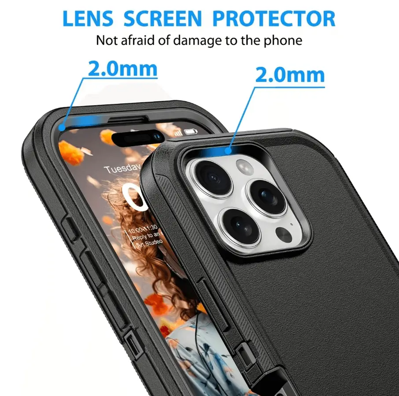 iPhone 16 Pro Heavy Duty Shockproof Case by techplus