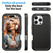 iPhone 16 Pro Heavy Duty Shockproof Case by techplus