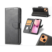 iPhone 16 Pro Wallet Case – Slim Leather Flip Cover with Card Holder by techplus