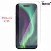 iPhone 16 Glass Screen Protector (2 pack) by techplus