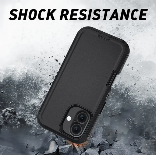 iPhone 16 Plus Heavy Duty Shockproof Case by techplus