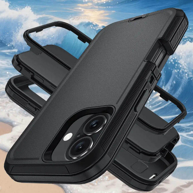 iPhone 16 Heavy Duty Shockproof Case by techplus