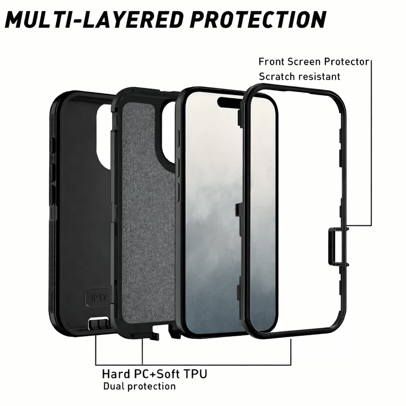 techplus Mobile Phone Case iPhone 16 Pro Heavy Duty Shockproof Case iPhone 16 Pro Heavy Duty Shockproof Case | NZ