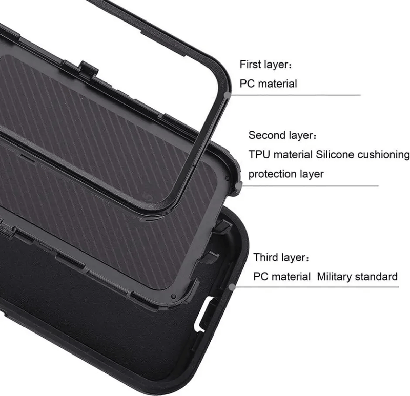 techplus Mobile Phone Case iPhone 17 Pro Max Triple Layer Armor Hard Case iPhone 17 Pro Max Triple Layer Armor Hard Case | NZ