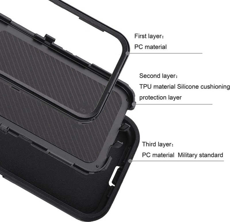 techplus Mobile Phone Case iPhone 18 Pro Triple Layer Armor Hard Case iPhone 18 Pro Triple Layer Armor Hard Case
