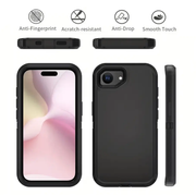 IPhone 16e Triple Layer Armor Hard Case by techplus