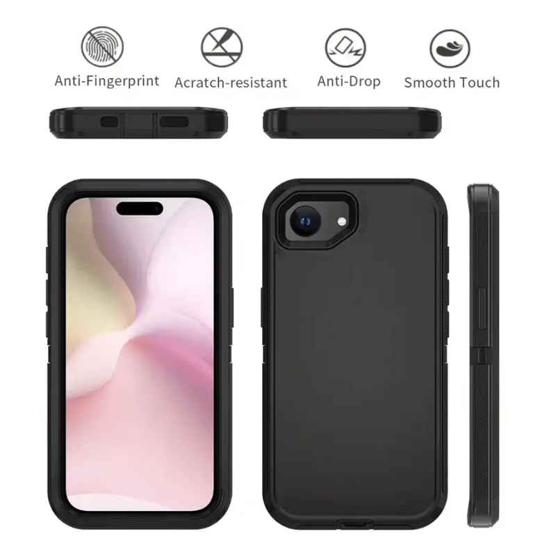 IPhone 16e Triple Layer Armor Hard Case by techplus