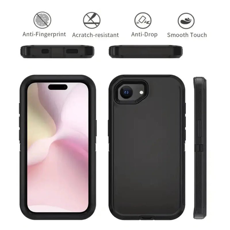 techplus Mobile Phone Case IPhone 16e Triple Layer Armor Hard Case IPhone 16e Triple Layer Armor Hard Case | NZ