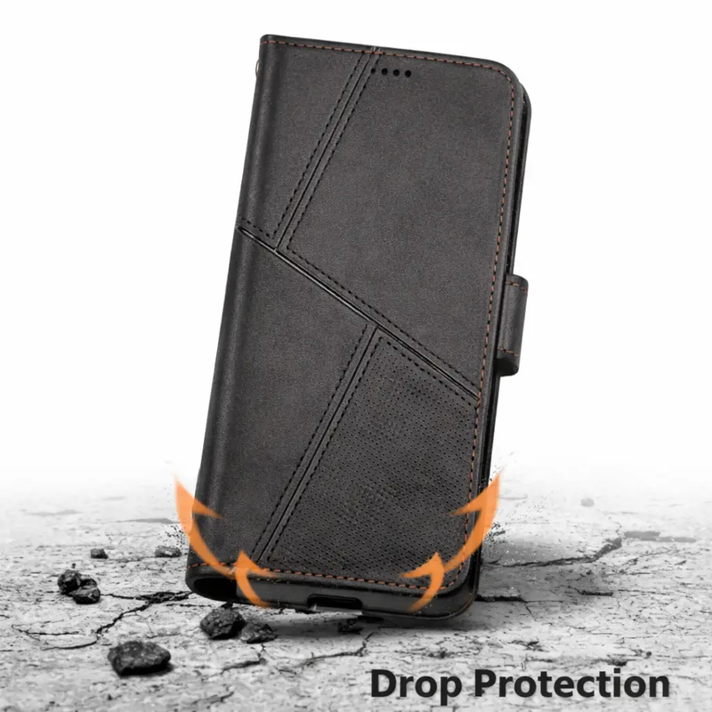 Samsung Galaxy S26 Ultra Flip Wallet Case Cowhide Dot Pattern by techplus