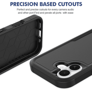 techplus iPhone 17 MagSafe Rugged Case Heavy Duty Shield With Stand Ring iPhone 17 MagSafe Rugged Case With Stand Ring