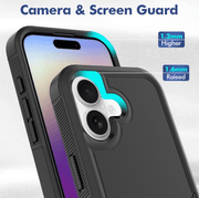 techplus iPhone 17 MagSafe Rugged Case Heavy Duty Shield With Stand Ring iPhone 17 MagSafe Rugged Case With Stand Ring
