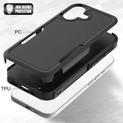 techplus iPhone 17 MagSafe Rugged Case Heavy Duty Shield With Stand Ring iPhone 17 MagSafe Rugged Case With Stand Ring