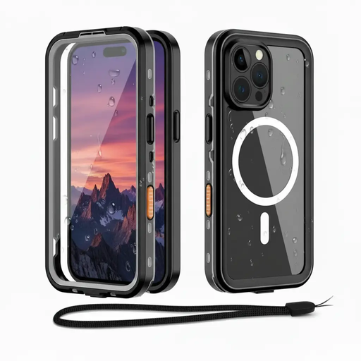 Redpepper Waterproof MagSafe Case for iPhone 17 | Shockproof Cover by techplus