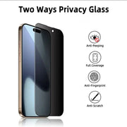 techplus Screen protector iPhone 17 Privacy Tempered Glass Screen Protector (2 Pack) – 9H HD Anti-Spy, 2.5D Rounded Edge, Impact & Scratch Resistant IPhone 17 Privacy Tempered Glass Screen Protector Pack