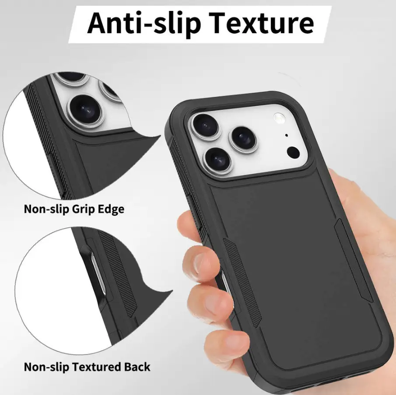 iPhone 17 Pro Max Dual Layer Armor Hard Case by techplus