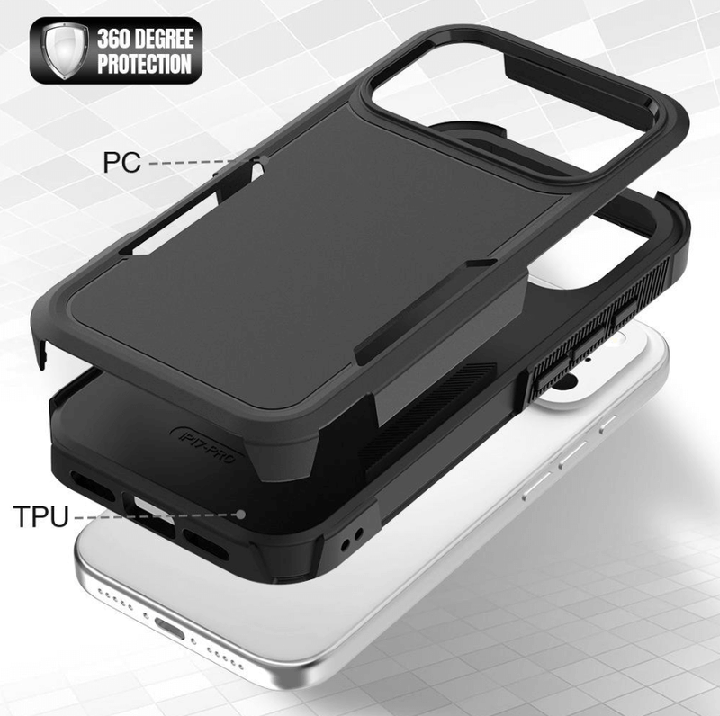 techplus Mobile Phone Case iPhone 18 Pro Max Dual Layer Armor Hard Case iPhone 18 Pro Max Dual Layer Armor Hard Case