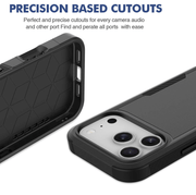 techplus Mobile Phone Case iPhone 18 Pro Max Dual Layer Armor Hard Case iPhone 18 Pro Max Dual Layer Armor Hard Case