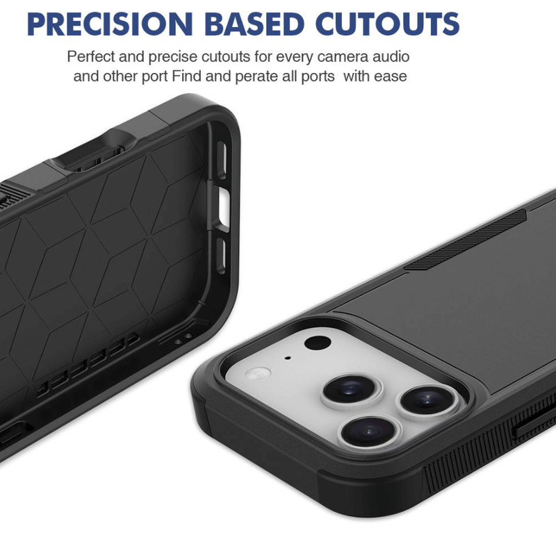 techplus Mobile Phone Case iPhone 18 Pro Max Dual Layer Armor Hard Case iPhone 18 Pro Max Dual Layer Armor Hard Case