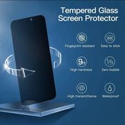 techplus iPhone 15 Plus Privacy Tempered Glass Screen Protector 2 Pack 9H Anti Spy 2 5D iPhone 15 Plus Privacy Screen Protector 2 Pack 9H