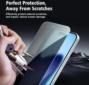 techplus iPhone 16 Plus Privacy Tempered Glass Screen Protector 2 Pack 9H HD Anti Spy iPhone 16 Plus Privacy Tempered Glass Screen Protector