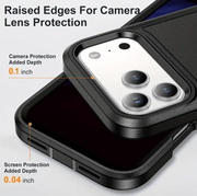 iPhone 17 Pro Max Triple Layer Armor Hard Case by techplus