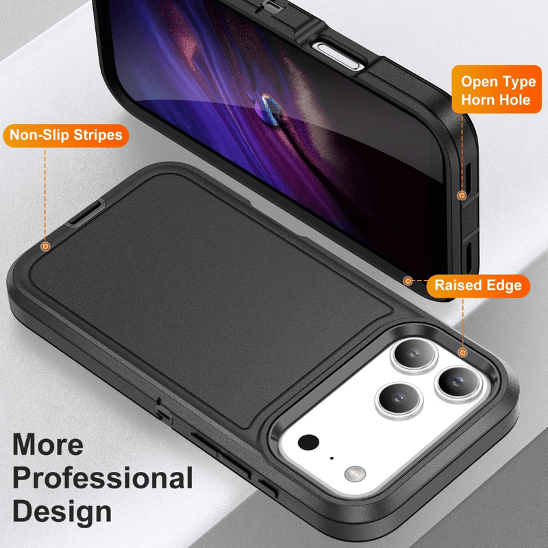 techplus Mobile Phone Case iPhone 18 Pro Max Triple Layer Armor Hard Case iPhone 18 Pro Max Triple Layer Armor Hard Case