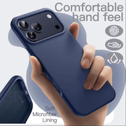techplus iPhone 18 Pro Max Navy Blue Silicone Case – Soft Protective Cover iPhone 18 Pro Max Navy Blue Silicone Case – Soft Protective Cover