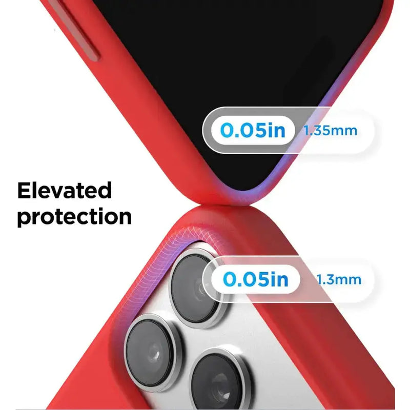 techplus iPhone 17 Pro Red Silicone Case – Soft Protective Cover iPhone 17 Pro Red Silicone Case – Soft Protective Cover | NZ