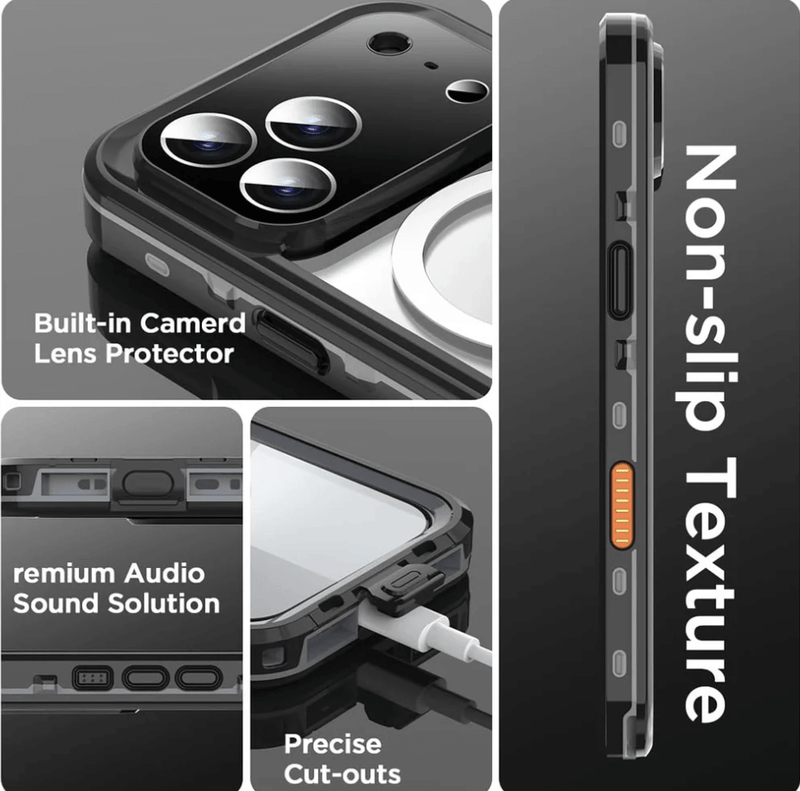 techplus Mobile Phone Case Redpepper MagSafe Waterproof Case for iPhone 18 Pro Max | Shockproof Redpepper MagSafe Waterproof Case for iPhone 18 Pro Max | Shockproof