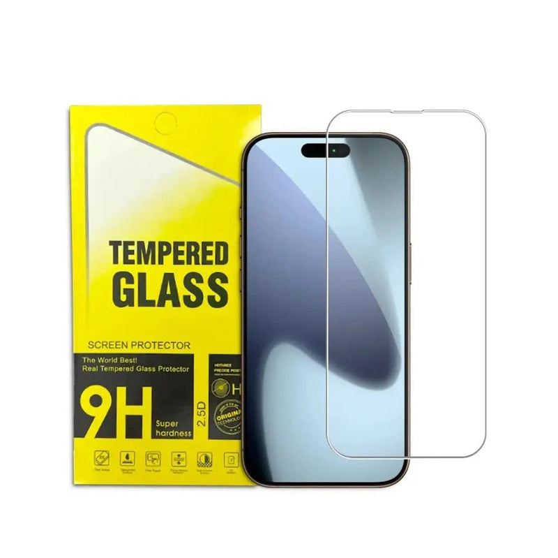 techplus Iphone 17 Pro Clear Tempered Glass Screen Protector 2 Pack 9H 2.5D Edge TechPlus iPhone 17 Pro Clear Tempered Glass 2 Pack