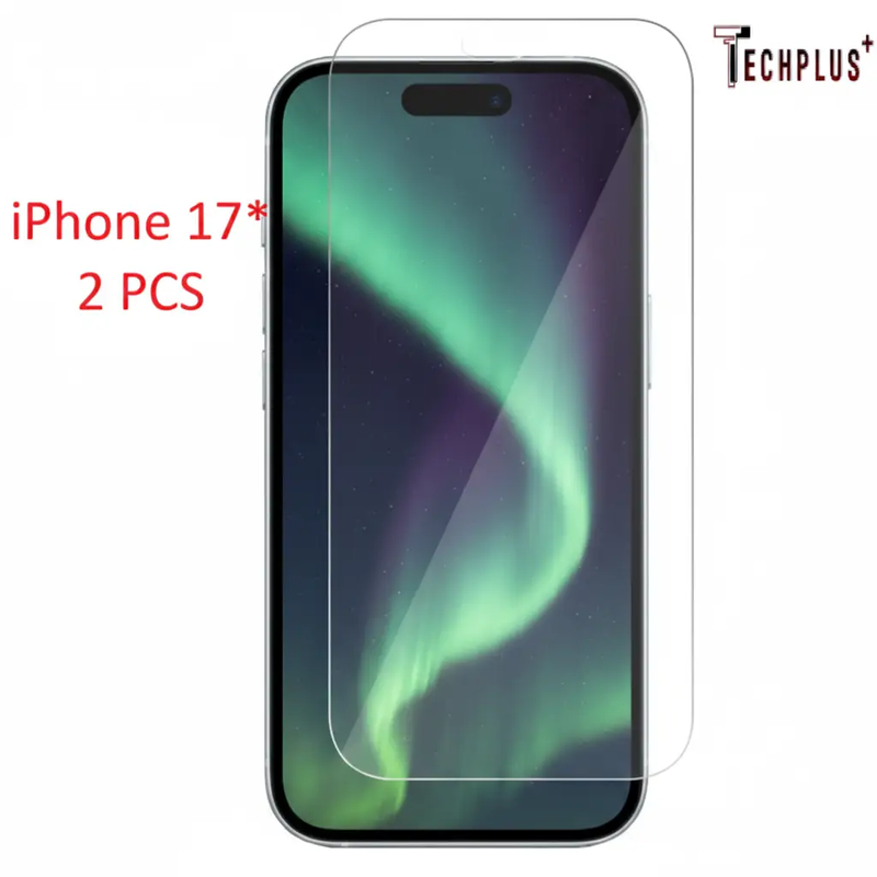 iPhone 17 Glass Screen Protector (2 pack) by techplus