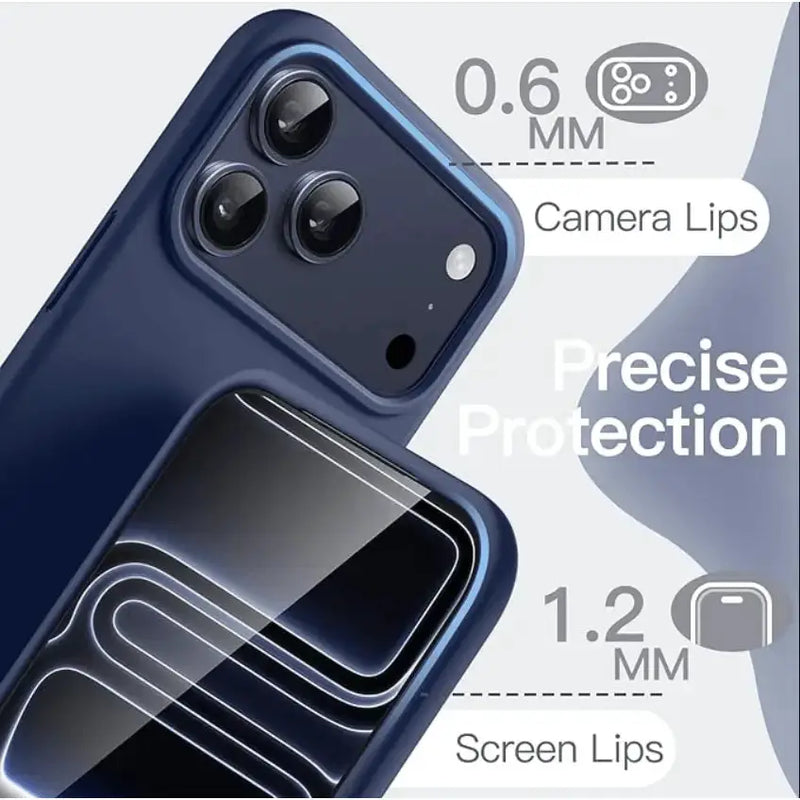 techplus iPhone 18 Pro Silicone Case - Premium Navy Blue Protection for Your Device iPhone 18 Pro Silicone Case - Premium Navy Blue Protection for Your Device