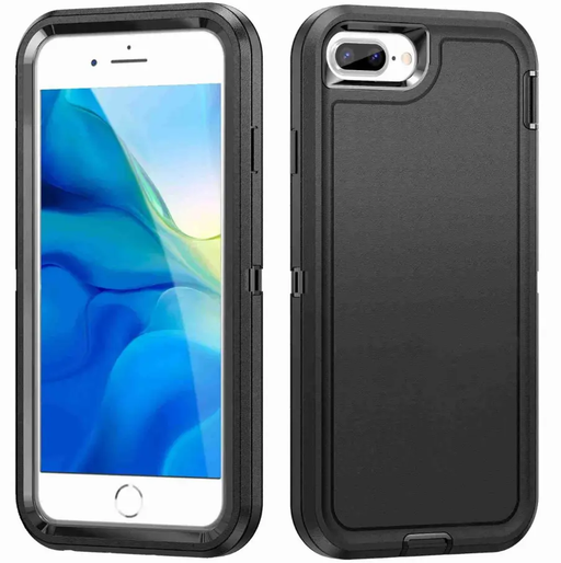 IPhone 8 Plus Triple Layer Armor Hard Case by techplus