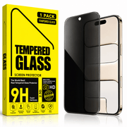 techplus iPhone Air Privacy Tempered Glass Screen Protector 9H Anti Spy 2.5D iPhone Air Privacy Tempered Glass Screen Protector 9H