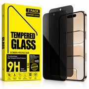 techplus iPhone Air Privacy Tempered Glass Screen Protector 2 Pack 9H Anti Spy iPhone Air Privacy Glass Screen Protector 2 Pack
