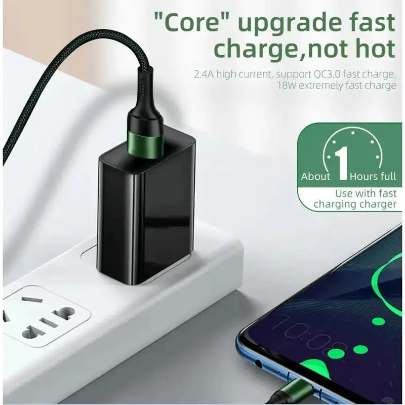techplus iPhone Fast Charging Cable 1M – USB to Lightning Charger Cable TechPlus 1M USB to Lightning Fast Charging Cable