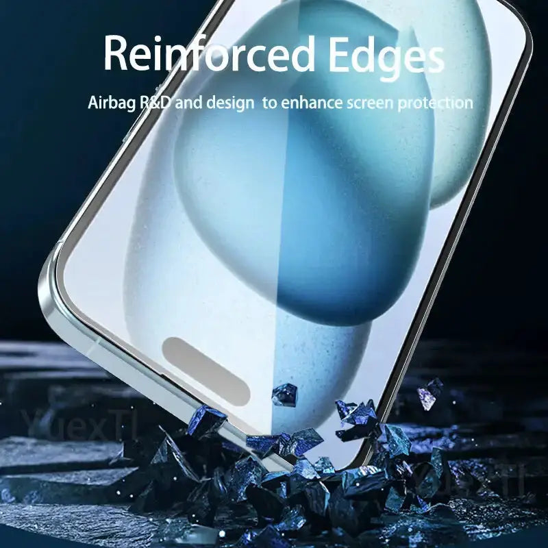 Screen Protector - Tempered Glass for iPhone (Pack of 4) (All Models) by Habicare