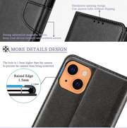 iPhone 14 Pro Max Wallet Case – Slim Leather Flip Cover by techplus