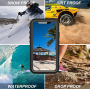 iPhone 11 Pro Max Waterproof Case Redpepper Full Protective Cover by techplus