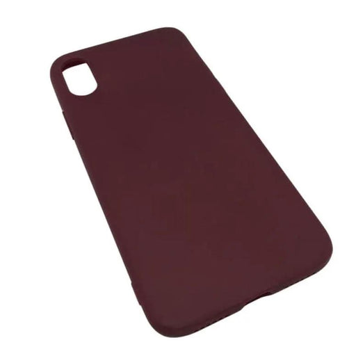 Silicone Case for iPhone X / XS (Maroon) by 9eight5