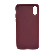 Silicone Case for iPhone X / XS (Maroon) by 9eight5