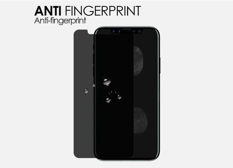 iPhone X Privacy Tempered Glass Screen Protector – 9H Anti-Spy by techplus