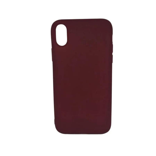 Silicone Case for iPhone XR (Maroon) by 9eight5